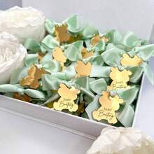 Teddy Bear Acrylic Mirror Tags Sage Green Baby Baptism Tags Thank You Beary Much Teddy Bear Birthday Tags Teddy Bear Baby Name Hanging Tags Customized Name Acrylic Signs Personalized Acrylic Gifts Personalized Wedding Favors Acrylic - Multicolor - View 8