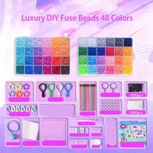 Juego completo de materiales para perlas de fusión, caja de perlas de fusión de 2,6 mm, kit de herramientas DIY - Multicolor - Ver 2