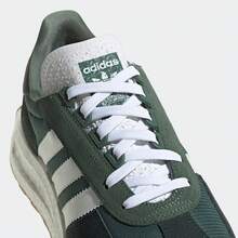 Men's Adidas RETROPY E5 Casual Running Shoes - Green - View 7