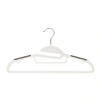 10/20/50 قطعة شماعات خشبية عالية الجودة لبنطلونات البدلة والمعاطف والفساتين، مزودة بخطاف دوار 360 درجة لمنع الانزلاق