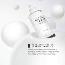 SKIN1004 Madagascar Centella Tone Brightening Capsule Ampoule 3.38oz + Poremizing Quick Clay Stick Mask 27g – Brightening & Pore Care Set for Women - Esencia con aplicador de mascarilla - Ver 9