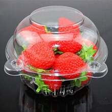 100 SINGLE CUPCAKE BOXES CLEAR MUFFIN HOLDER CASES DOMES CUPS PODS CONTAINERS - 100 PCS - View 7