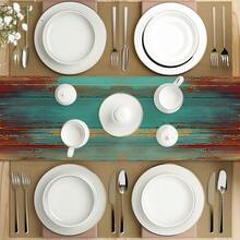 1/10pcs Marble Pattern Decorative Table Runner Set, Holiday Table Decor Fabric Table Runner, Home Decor, Gift, Table Runner & Placemat Set Suitable For Indoor And Outdoor Celebrations, Seasonal Party Accessories, Kitchen Dining Table Decor, Party Table Decoration, Home Room Table Runner, Restaurant Table Cloth - Multicolor - View 19