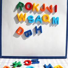 hoojojo 52 Pcs Magnetic Alphabet Letters, Uppercase Lowercase Word Building Cards, Classroom Board Teaching Props, Educational Tools, Teacher Aids Learning Supplies, Kids Classroom Learning, Back To School Stationery - Multicolor - View 8