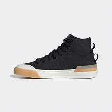 Adidas 阿迪达斯 NIZZA HI DL 经典运动鞋 - 黑色 - 查看 8