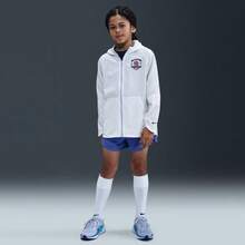 Nike Teen Boy K NK DF UV WOVEN JKT GCEL Hooded Woven Long Sleeve Jacket II0478-100 - White - View 5