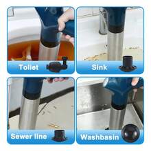 Bomba Destapacaños De Aire, Baños Tuberías Lavabo Drenaje - Azul - Ver 4