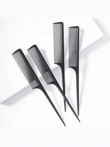 6pcs/Hair Styling Set - Home Hair Cutting Kit, Professional Hairdressing Tools, Straight Scissors + Thinning Scissors + Hair Cutting Comb + Styling Comb + Sectioning Clips, Cut Bangs And Trim Ends At Home, Easy For Beginners To Use - Multicolor - View 8