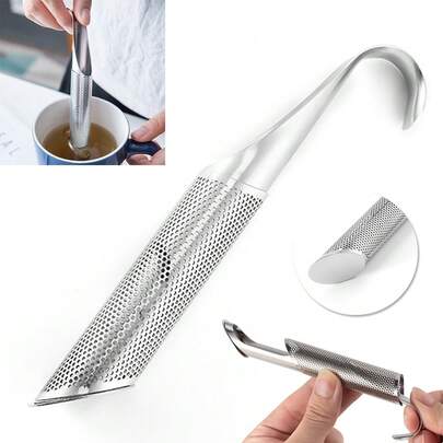 3PCS Mug Loose Steel Tea Infuser Mesh Herbal Leaf Strainer Diffuser Filter