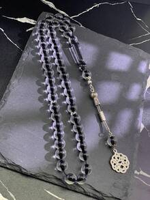 1 件全新 45 颗 10 毫米念珠 Tasbih 手链，适合日常祈祷、斋月、宰牲节、情人节礼物 - 彩色 - 查看 22
