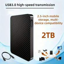 RUSHBGM External Hard Drives - màu đen - Xem 5