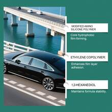 玻璃防水喷雾套装，汽车车窗玻璃清洁剂和去污剂，视力清洁用品 - 液體 - 查看 7