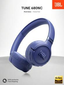 Tune 680NC 无线贴耳式自适应降噪耳机，配备 Hi-Res JBL Pure Bass 和空间音效，76 小时超长续航，智能环境音模式，双麦克风，蓝牙 6.0 - 彩色 - 查看 13