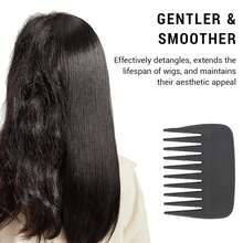 Premium 4-Piece Hair Styling Brush Set - Detangling Paddle Brush, Wide Tooth Comb, Rat Tail Teasing Brush For All Hair Types, Professional Salon Quality, Black - Black - View 4