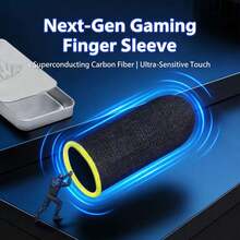 Gaming Gloves Thumb Protection Breathable Sweat-Resistant Finger Covers Smooth Comfortable Super-Conductive Fiber Material Precise Touchscreen Mobile Gaming Finger Covers - Multicolor - View 2