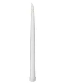 6入組無焰LED長錐形蠟燭，3D晶片逼真火焰，電池供電尖頭蠟燭，適用於生日、婚禮、萬聖節派對、聖誕節、桌面窗台居家派對裝飾、感恩節壁爐裝飾、派對與DIY手工藝、無焰窗邊蠟燭，經典高長錐形居家派對蠟燭，白色居家婚禮裝飾 - 白色 - 查看 11
