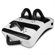 GINGPAI Taekwondo Kicking Pads - Rear Kick Pad, Side Kick Pad, Curved Chest Pad, Large Foot Pad, Rear Push Pad, Muay Thai Curved Pad, Low Sweep Pad - Multicolor - View 10