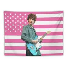 Mike Wheeler Tapestry Finn Wolfhard American Flag -Stranger Ths Tapestries -Aesthetic Bedroom Dorm Decor- Gift For Movie Fans - 1PC - 查看 12