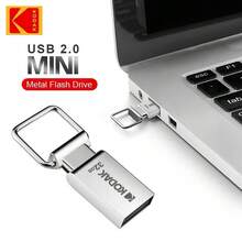 Kodak K112 USB 迷你車用電腦優盤 小巧攜帶方便 高速接口即插即用 金屬機身防潑水抗水 - 銀色 - 查看 5