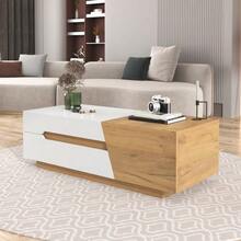 Coffee Tables - Natural+White - View 1