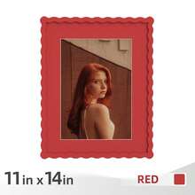 1pc/3pcs Wavy Design Photo Frame For Wall & Tabletop Decoration, Artistic Creative Home Decor With Multi-Color Waves - 7 Standard Sizes 4x4in, 4x6in, 5x7in, 6x6in, 8x8in, 8x10in, 11x14in - Modern Stylish Interior Accent, Fun Picture Frames, Scalloped Picture Frame- Graduation Wedding Gift (Random Photo Paper) - 波浪形 - 查看 41