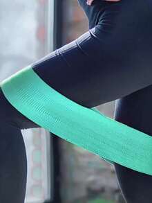 1pc Elastic Squat Resistance Band, Glute Activation Exercise Band, Unisex - Multicolor - View 6