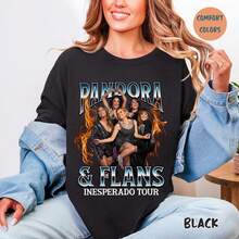 2026 Pan Dora Flans Tour T-Shirt For Music Lovers, Surprise Mas Tour, Pan Dora Shirt, Flans Shirt, Perfect For Festivals, Casual - 後 5 - 查看 6