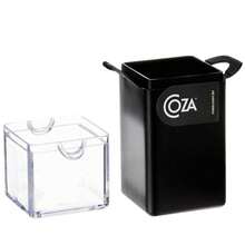Set Of 15 Tabletop Toothpick Holders, Coza Size, 5x4x9cm, Plastic, Restaurant/Buffet - 黑色 - 查看 4
