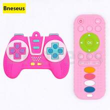 Bneseus 1 Set Game Controller Or Remote Control Shaped Baby Teething Toy, Newborn Chewing Teether, Silicone Material Toy, Suitable For 6-24 Months Boys And Girls Ramadan And Eid Gifts - Teether 2-pack - View 10
