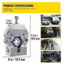 Manually Operated AC Hose Crimper Hydra-Krimp 71550 Manual AC Hose Crimper Kit Air Conditioning Repair Handheld AC Hose Crimping Tool With 4 Dies - 銀色 - 查看 7