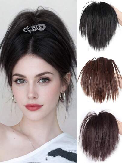 Synthetic Wig For Women | Natural Fluffy Messy Hair Bun, Rooster Feather Bun, Lazy Updo Hair Piece • Perfect For Daily Wear Ponytail Holders Hair Elastics Hair Rubber Bands Scrunchies Hair Rope Elastic Hair Tie