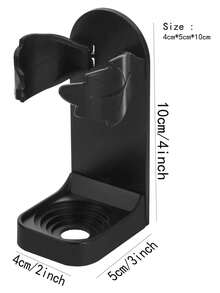 1pc Razor Holder Rack, Electric Toothbrush Stand, Wall Mounted Bathroom Organizer Without Drilling - Multicolor - View 10