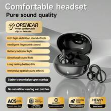 2026 New Wireless Earphones Hi-Fi High-Definition Sound Quality LED Display Charging Case, Lightweight & Comfortable In-Ear ENC Dolby Audio High-Definition Calling TWS Earphones For IPhone & Android Phones, Gift - 升級時尚新夾耳款式 - 查看 9