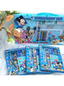 Disney Mickey Mouse And Friends Series Mickey Mouse Mini Set (2 Pencils, 1 15cm Ruler, 1 Pencil Sharpener, 1 Eraser, 1 Notebook) - Mickey Mouse Set (1 Pencil Case, 1 Photo Album, 2 Pencil Sharpeners, Pencils) - Multicolor - View 6