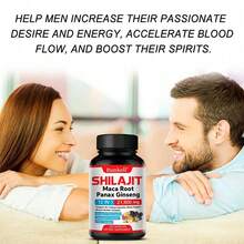 Bunkell  12-In-1 Energy Supplement - Tongkat Ali,21, 800 Mg Per Serving - Antioxidant & Brain Support - 120 Capsules - 1瓶 - 查看 3