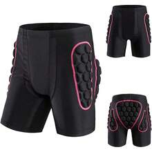 Women's Padded Hip Butt Protection Shorts Protective Armour Pad For Snowboarding Skating Skiing Riding Outdoor Sports - Pink - View 7
