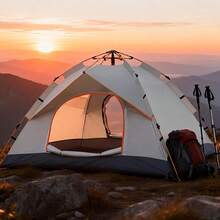 Tienda de campaña portátil de apertura rápida automática, sin necesidad de instalación, para camping en casa, senderismo al aire viajes - A - Ver 2