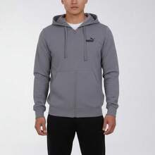 Puma Chaqueta de punto de sudadera esencial para hombre 69545371 - Gris Oscuro - Ver 7