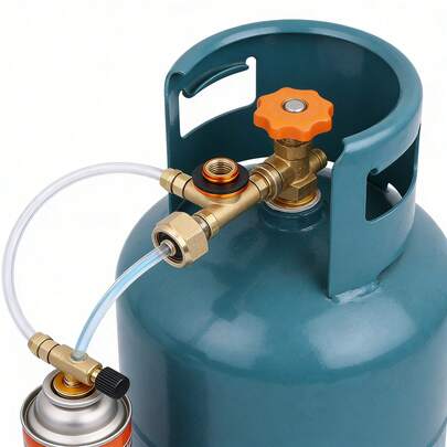 Outdoor Camping Picnic Stove Head Gas Tank Converter Universal Refill Adapter