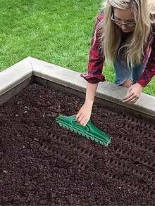 1pc/4pcs Planting Tools, Soil Auger Tool, Gardening Planting Spacing Tool, Suitable For Farmland, Vegetable Gardening, Agricultural Rake - Multicolor - View 7