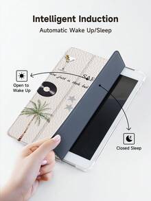 Ayotu 1pc Leopards And Coconut Trees Tablet Case & Kindle E-Book Case Compatible With 10th Generation, 11/Air 4th/Air 7th/9.7 Inches, Compatible With Samsung Galaxy Tab A9 Plus, Kindle (11th Generation-2024 Release)(6 Inch), Kindle Paperwhite 12th Gen 2024, Great Holiday Gift, Stylish And Simple Pattern. - Multicolor - View 5