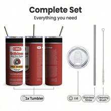 1 Pc 20oz Tumbler Cup CRC Brakleen Pro Series Brake Parts Cleaner Design For Automotive Enthusiasts Mechanics Perfect Gift For Father's Day Birthday Daily Gift - 1 pc - 查看 4