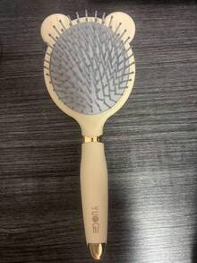 1 件装宽齿气垫头皮按摩梳，干湿两用，搭配去角质刷，空心梳，适用于美发沙龙及所有发质 - 氣墊梳 - 查看 14