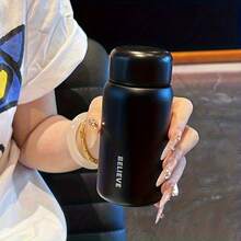 1个不锈钢保温水瓶 200毫升/6.76盎司 真空保温 6-12小时保温 迷你口袋杯 办公室户外露营水瓶 节日礼物(圣诞节、感恩节、情人节) - 彩色 - 查看 13