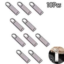 Tiradores de cremallera metálicos duraderos, tiradores de cremallera reemplazables desmontables para bolsas, ropa, maletas, botas - multicolor - Ver 15