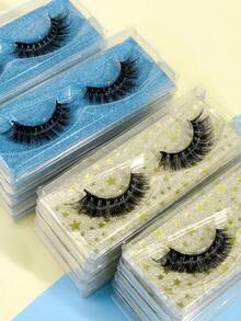MAANGE 2/20 Pairs Full Strip Lashes Faux Mink Lashes, D Curl Fake Eyelashes Makeup Eye Lashes Strip Lashes, Lashes, Eyelashes, Fake Lashes - Black - View 7