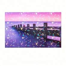 8.27英寸 x 196.85英寸 冷压全息彩虹覆盖膜，透明乙烯基自粘防水片 - 多色9.84inch*196.85inch - 查看 5