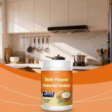 jakehoe 多用途厨房清洁膏，天然椰子油除油剂，适用于烤箱、空气炸锅和抽油烟机，强力去除锅底和不锈钢污渍 - 粉狀 - 查看 4