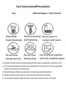 1 pieza Anillo de letra minimalista e innovador para niña, anillo ajustable con letra de cristal de circonita delicado, adecuado para uso diario (Nota: Debido a diferentes lotes de producción, puede haber algunas diferencias de color; además, debido a la iluminación y los ángulos de disparo, el producto real puede tener ligeras diferencias de color con respecto a las imágenes.) - Plateado - Ver 7