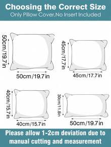 2/4/6pcs Soft Classic Style Lightweight Machine Washable Luxury Pillowcase Set (Pillow Insert Not Included), Solid Color Smooth Contemporary Hidden Zipper Closure Premium Cushion Cover Suitable For Sofa, Living Room, Bedroom Decor, Christmas Gift, 3 Sizes - White - View 3
